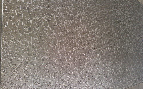 embossed chrome plate